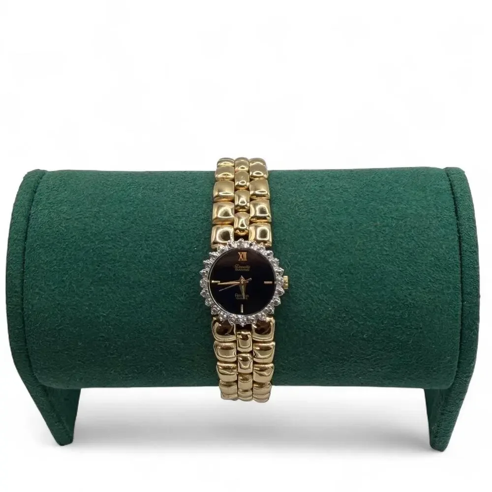 Vintage gold tone armitron deauville watch